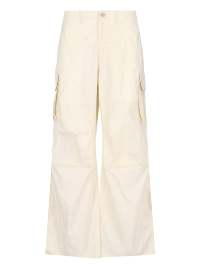 Our Legacy Wide-leg Cargo Trousers In Neutrals