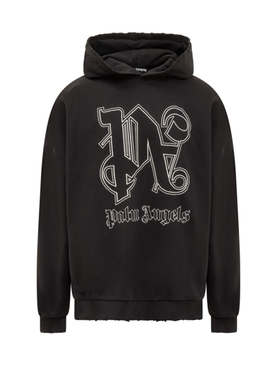 PALM ANGELS HOODIE WITH LOGO