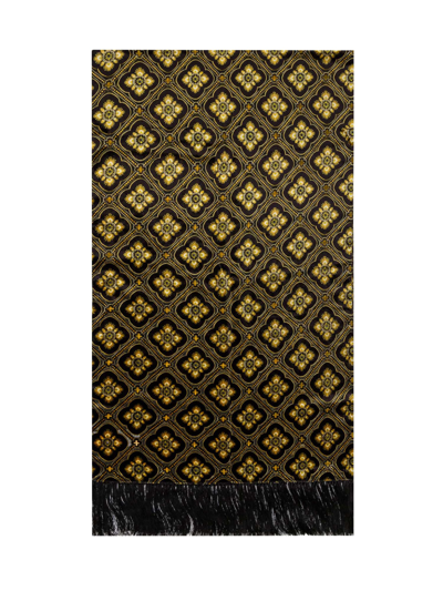 Etro Velvet Shoulder Scarf In Black