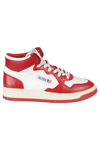 Autry Medalist High-top Sneakers In White Red