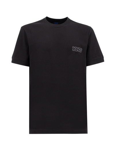 Kiton T Shirt With Embroidery In Black
