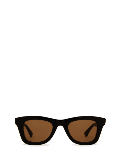 Bottega Veneta Brown Wayfarer Sunglasses
