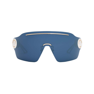 Dior Sunglasses In Beige/silver/blu