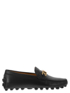 Tod's Leather Kate Gommino Driving Shoes In Black