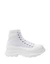 Alexander Mcqueen Tread Slick High-top Sneakers In White