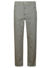 Carhartt Single Knee Pant Sonyc Silver In Cotton In Marengo