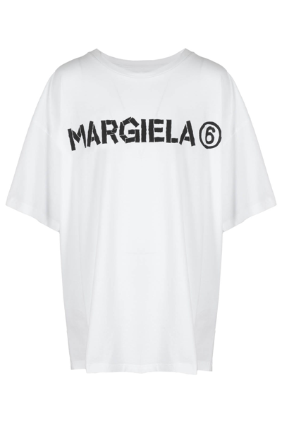 Mm6 Maison Margiela Kids' T-shirt In White