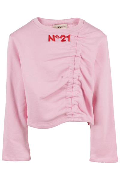 N°21 Kids' Felpa In Pink