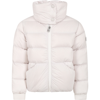 COLMAR IVORY DOWN JACKET FOR GIRL WITH LOGO