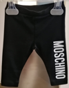 MOSCHINO BLACK LEGGINGS FOR BABY GIRL WITH LOGO