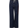 Lanvin Light-blue Jeans For Boy With Embroidered Logo In Denim