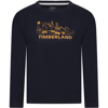 TIMBERLAND BLUE T-SHIRT FOR BOY WITH LOGO