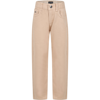 ARMANI COLLEZIONI BEIGE TROUSERS FOR BOY WITH EAGLET