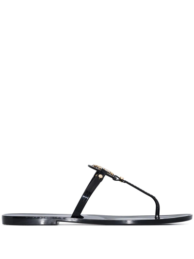 Tory Burch Miller Knotted Sandal In Nero