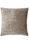 PAOLETTI VELVET RIPPLE THROW PILLOW COVER IN TAUPE