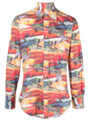 ERL SUNSET-PRINT COTTON SHIRT