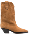 ISABEL MARANT DAHOPE 70MM SUEDE BOOTS