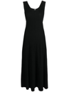 BY MALENE BIRGER SCOOP-NECK MAXI DRESS