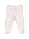 Chiara Ferragni Eyelike-motif Zebra-print Leggings In Pink