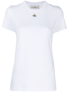 VIVIENNE WESTWOOD ORB LOGO-EMBROIDERY COTTON T-SHIRT