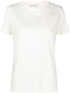 MONCLER LOGO-EMBROIDERED COTTON T-SHIRT