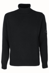 C.p. Company Logo-place Roll-neck Jumper