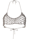 ROSANTICA NODI CRYSTAL-EMBELLISHED BRA