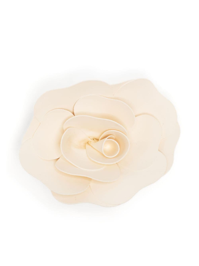 Philosophy Di Lorenzo Serafini Floral Layered Brooch In Avorio