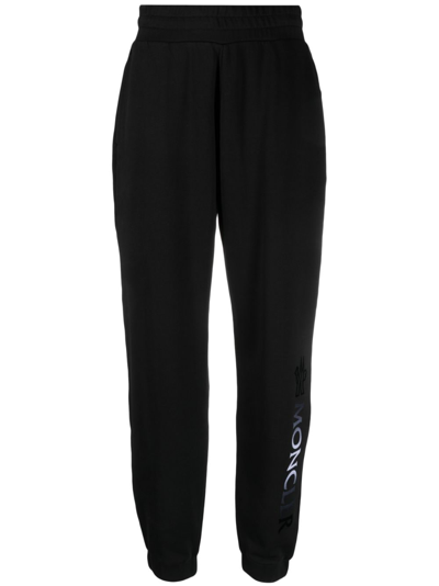 Moncler Logo-print Track Pants In Nero