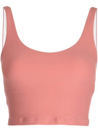The Upside Peached Tess Cropped Tank Top In Pink