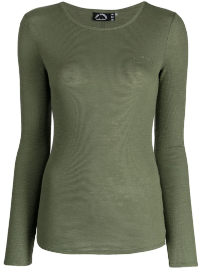 The Upside Rib Chrissy Sweatshirt In Green