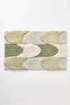 Anthropologie Edith Tufted Bath Mat By  In Mint Size S