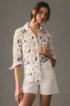 Maeve Embroidered Buttondown Blouse In Assorted