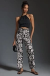 Maeve The Colette Cropped Wide-leg Pants By  In Black