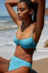 Dippin Daisys Diana Underwire Bikini Top In Blue