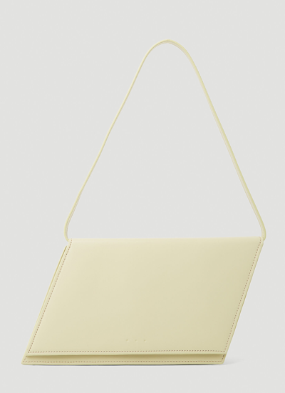 Aesther Ekme Angle Accordion Shoulder Bag In Yellow