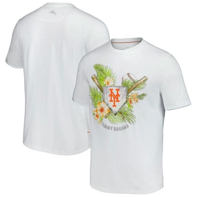 Tommy Bahama White New York Mets Island League T-shirt