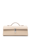 Savette Symmetry Elongated Pochette In Neutrals