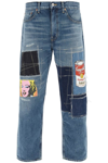 Junya Watanabe Patchwork Jeans In Blue