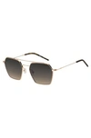 Hugo Boss Steel Sunglasses With Double Bridge Women's Eyewear In Assorted-pre-pack