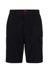 HUGO REGULAR-FIT CARGO SHORTS IN RECYCLED MATERIAL