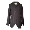 WINDOW DRESSING THE SOUL LINEN STRIPED WDTS 5 BUTTON JACKET