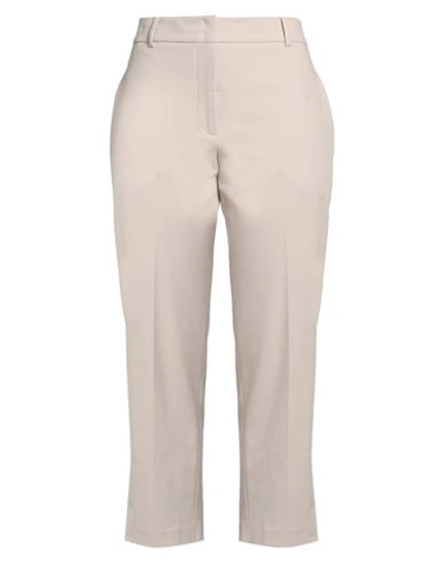 Seventy Sergio Tegon Woman Pants Cream Size 12 Cotton, Elastane In White