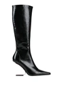 Jeffrey Campbell Woman Boot Black Size 8 Synthetic Fibers, Textile Fibers