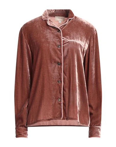 Drumohr Woman Shirt Light Brown Size 4 Viscose, Polyamide In Beige