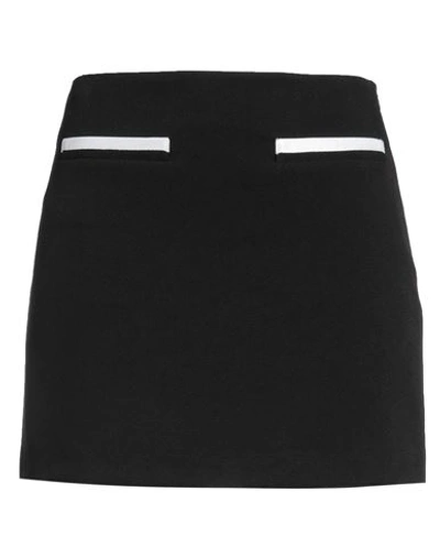 Vicolo Woman Mini Skirt Black Size Onesize Viscose, Polyester In Black
