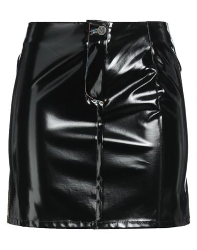 M Missoni Woman Mini Skirt Black Size 4 Cotton, Elastane In Black