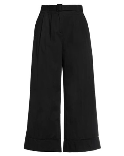 Sfizio Woman Pants Black Size 6 Polyester, Elastane