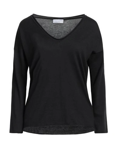 Be You By Geraldine Alasio Woman Sweater Black Size Xs Cotton, Cashmere, Silk