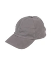 Fedeli Man Hat Dove Grey Size M Cotton